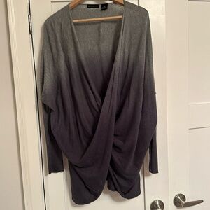 Ombré Criss Cross Sweater